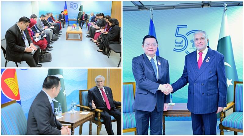 Dar reiterates Pakistan's desire to expand ties with ASEAN