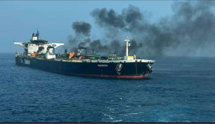 Houthis claim Red Sea tanker strikes as US hits Iran again