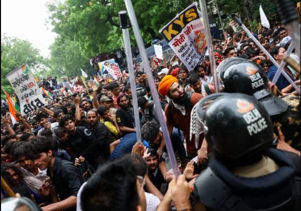 Modi vows punishment for exam fraud fuelling India protests