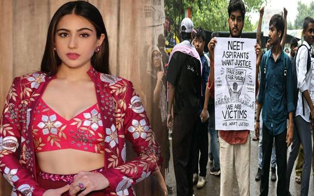 Sara Ali Khan backs ‘NEET protesters’, urges justice for students 