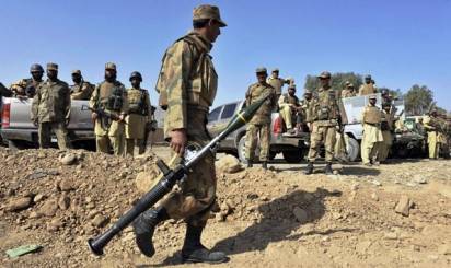 15 security personnel, officials martyred as forces foil Tank check post attack