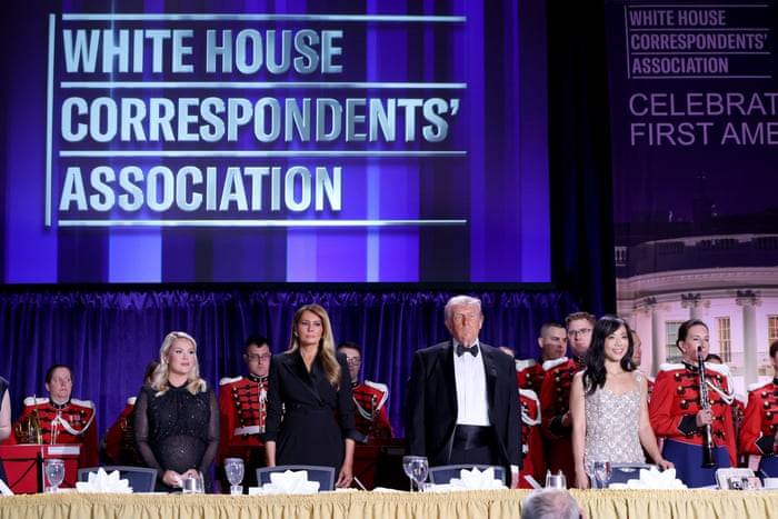Trump returns to White House press dinner after shooting chaos
