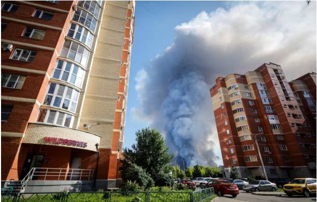Ukraine drone attack hits 'Russia's Amazon' warehouse