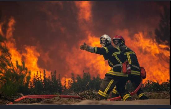 Untamed wildfires in Spain, France force over 200,000 to flee
