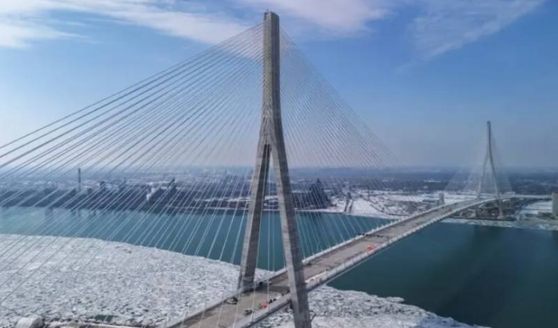 Canada inaugurates US border bridge after cancelling joint ceremony
