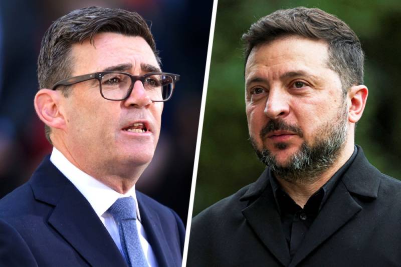Zelensky in UK for first meeting with Burnham