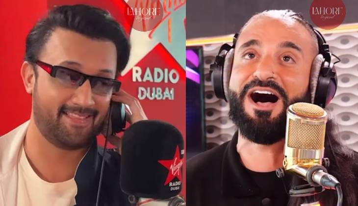 Kris Fade's hilarious 'Aadat' challenge leaves Atif Aslam in splits