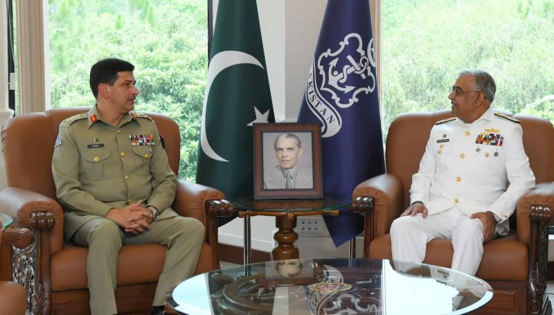 Commander National Strategic Command meets air and naval chiefs