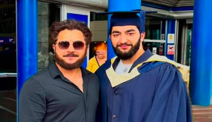 Kashif Mehmood celebrates son Abdul Haadi's graduation