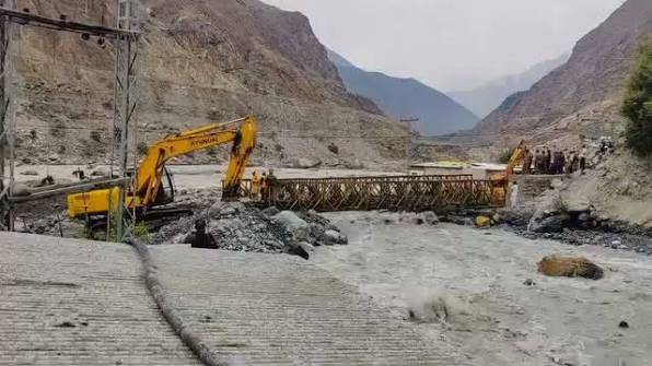 Pak Army reopens strategic Skardu Highway with bridge built in 6 days