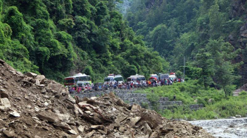 Relief for tourists: Upper Swat road reopened after landsliding on Kalam route