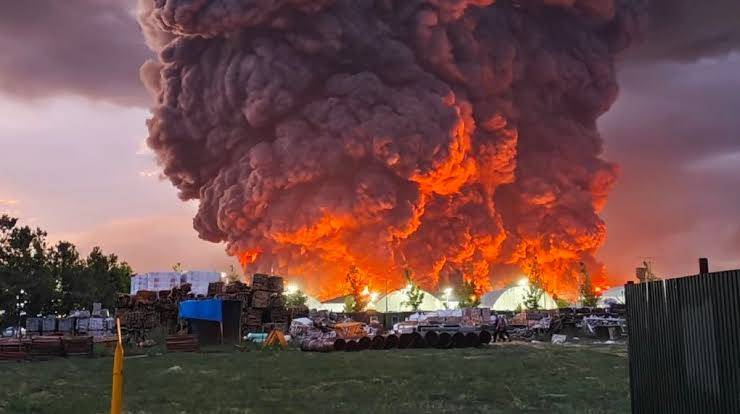 Attack sparks fire at Russia online retailer's facility
