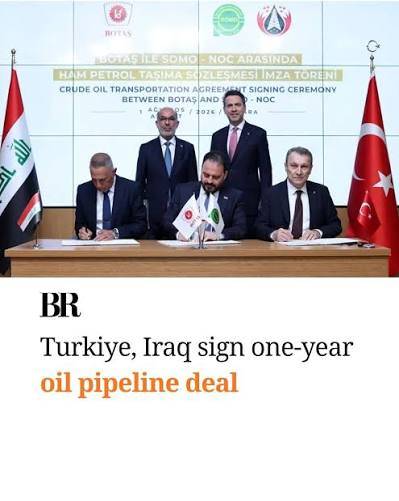 Turkey, Iraq extend pipeline agreement by a year