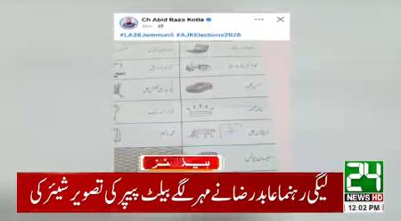 PML-N leader shares marked ballot paper photo; PPP opposes poll postponement 