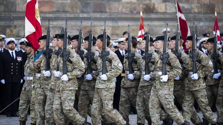 Young Danes start extended military service