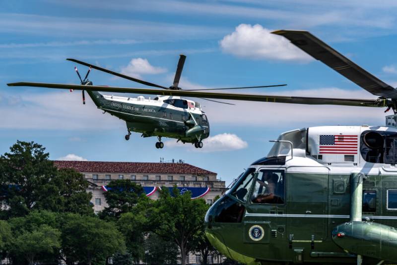 Trump's helicopter escapes disaster after coming too close to plane
