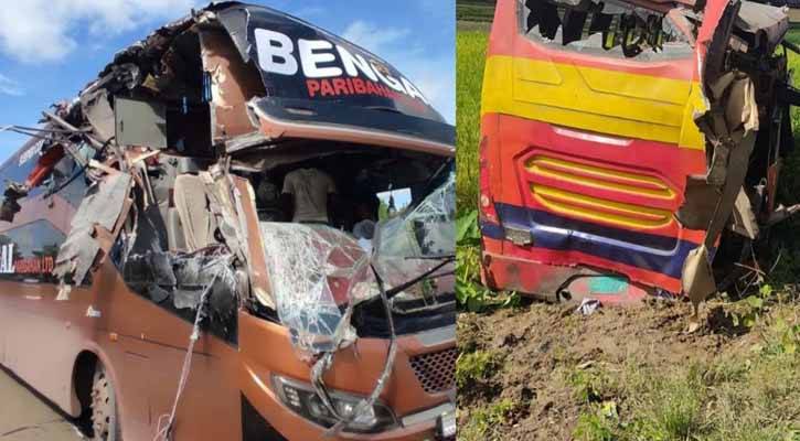 Nine killed, 30 injured as two passenger buses collide on Bangladesh highway