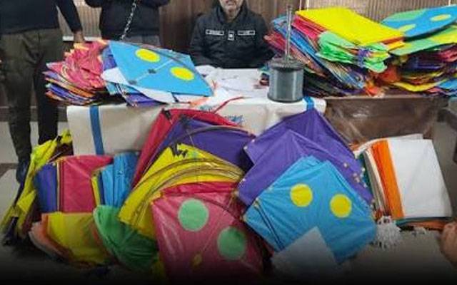 Lahore network busted as police arrest 9 dealers, seize 6,000 kites