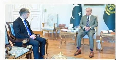 Outgoing Kazakh ambassador calls on PM Shehbaz