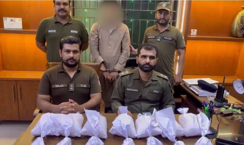 Lahore police seize 6.5kg ice, arrest alleged drug supplier