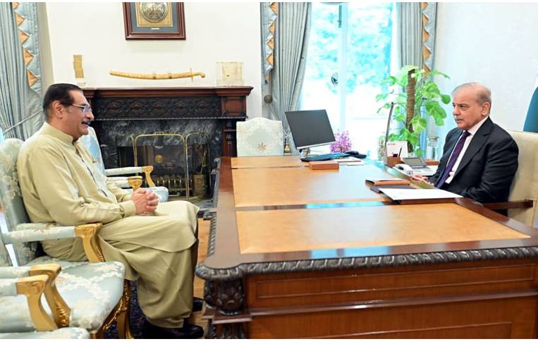 Raza Harraj calls on PM Shehbaz
