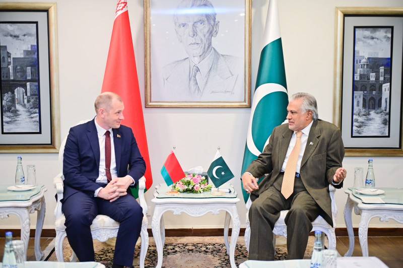 Dar discusses bilateral cooperation with Belarus Energy Minister