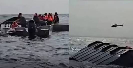 Zimbabwe ferry capsizes with 95 people on board