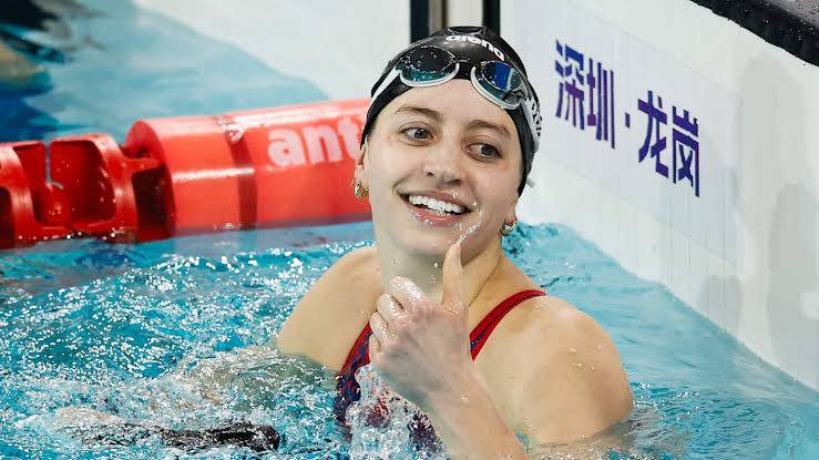 Douglass breaks 50m freestyle world record second time in one day