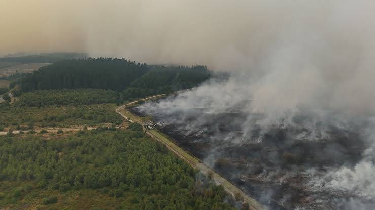 Villagers evacuate as Belgium battles record wildfire