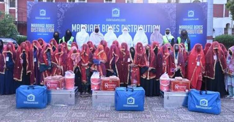 Alkhidmat Women Trust organises mass wedding of 60 deserving girls