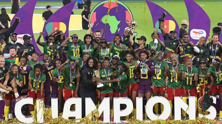 Cameroon celebrates as WAFCON winners return home