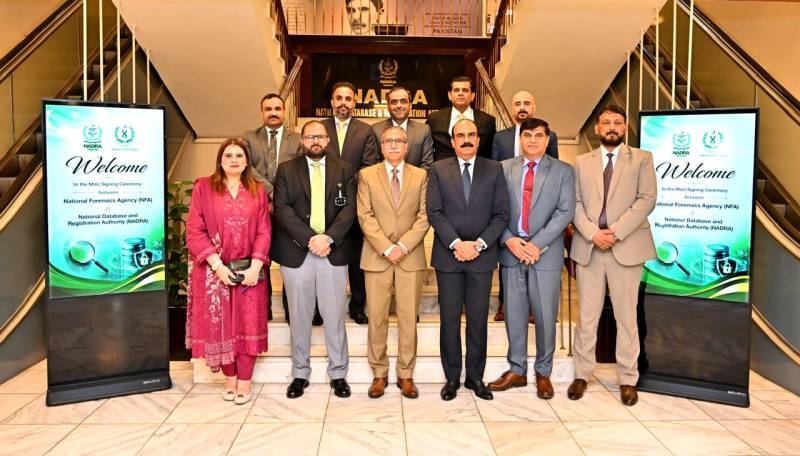 NADRA, National Forensics Agency sign MoU to strengthen identity and forensic cooperation