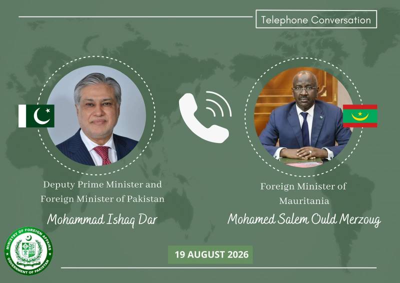 Ishaq Dar, Mauritanian foreign minister discuss bilateral ties