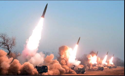 North Korea fires 10 short-range ballistic missiles