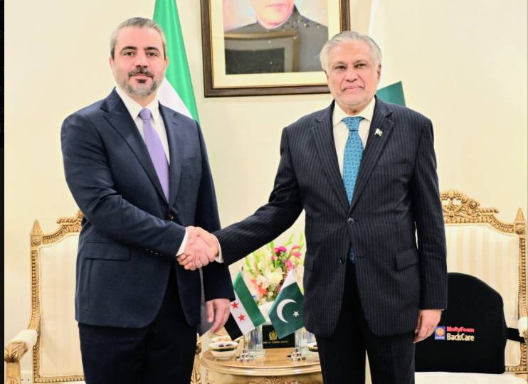 Ishaq Dar, Syrian FM discuss regional developments
