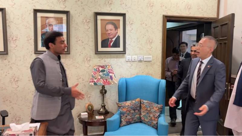 Hamza Shehbaz meets Chinese consul general, vows to strengthen bilateral ties