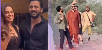 Rajab Butt’s upcoming movie shoot gives fans a glimpse BTS