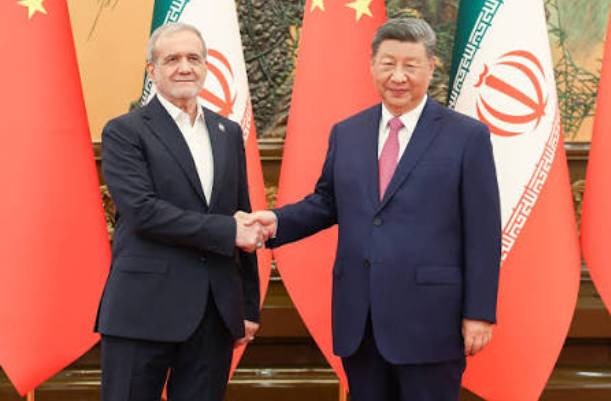 China's Xi and Iran's Pezeshkian in Kyrgyzstan