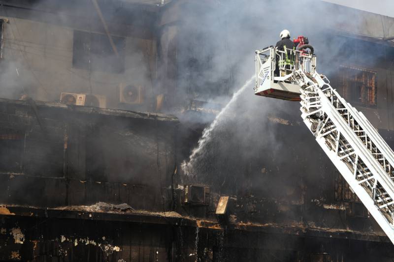 Fire at Customs House Quetta doused