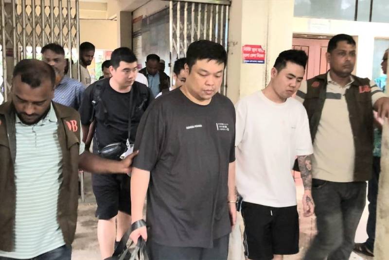 Six Chinese nationals arrested in Bangladesh over online fraud