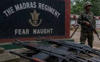 Large quantity of weapons stolen from Indian Army's Madras Regiment