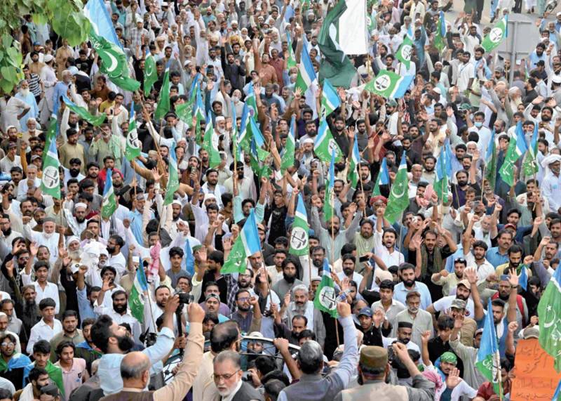JI women hold protest rally against petroleum levy, inflation in Islamabad