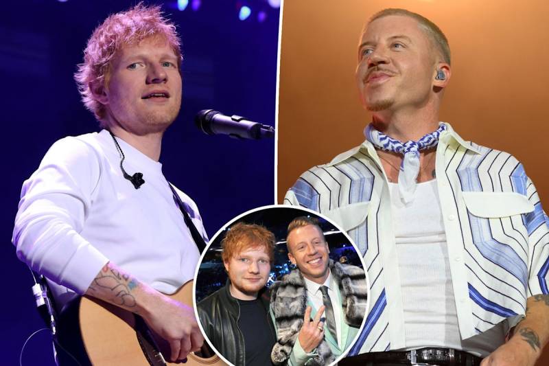 Macklemore dropped from Ed Sheeran tour after 'free Palestine' speech
