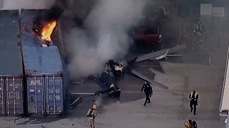 News chopper crash in LA kills three: authorities