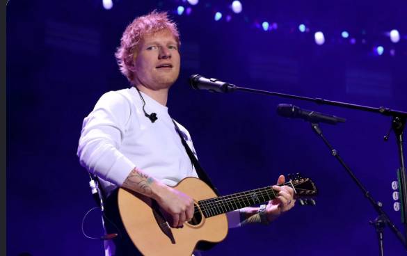 Ed Sheeran returns to stage after Palestinian controversy