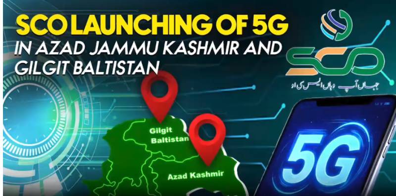 SCO activates trial 5G services across seven locations in AJK, GB