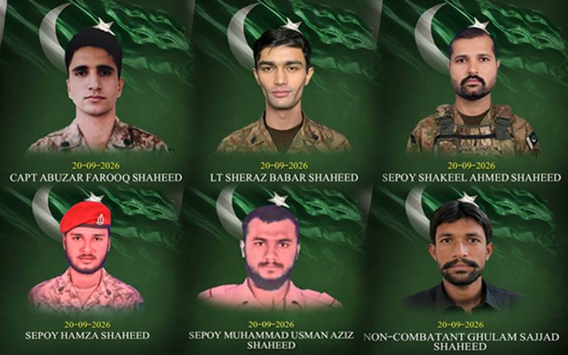Eight militants killed, six security personnel martyred in Hangu firefight