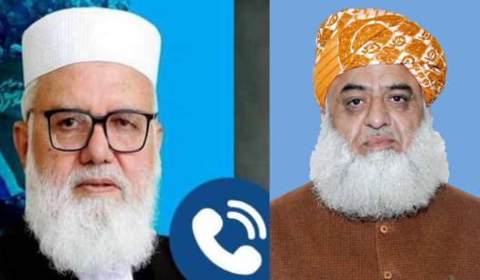 Fazlur Rehman calls Liaquat Baloch, expresses grief over Hafiz Idrees’ death