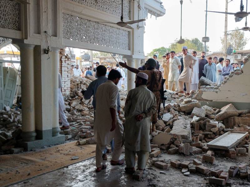 Vehicle used in Kohat Old Police Lines blast preliminarily identified