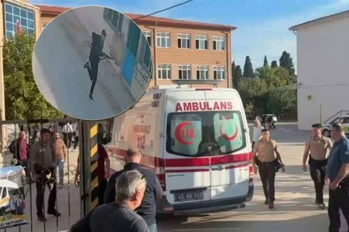 11 hurt as teen opens fire outside Turkey school